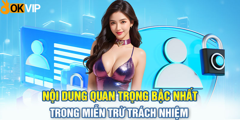 Nội dung quan trọng bậc nhất trong miễn trừ trách nhiệm 